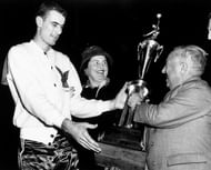 Pettit's #9 jersey has been retired by the Atlanta Hawks